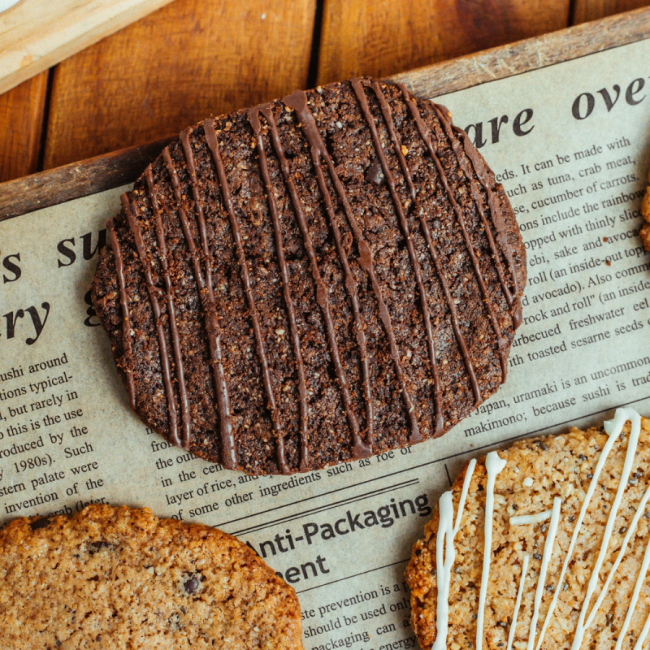 COOKIE COM CACAU 100% E CHOCOLATE BELGA FIT LOW CARB 40G