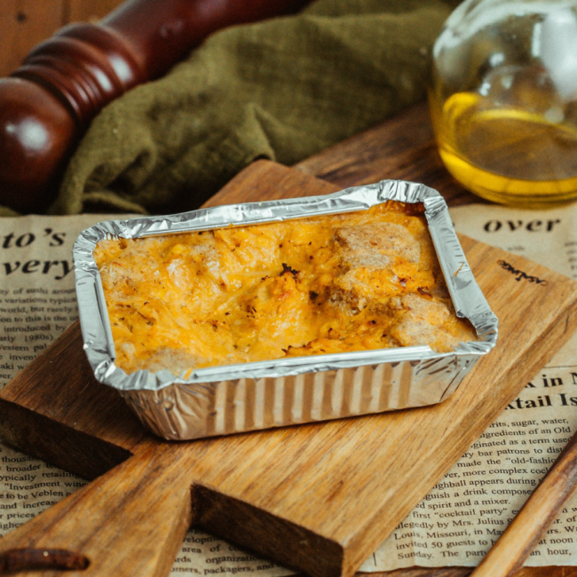 TORTA INTEGRAL DE FRANGO C/MILHO E REQUEIJÃO