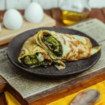 OMELETE DE ESPINAFRE COM PEITO DE PERU E BRÓCOLIS 250G