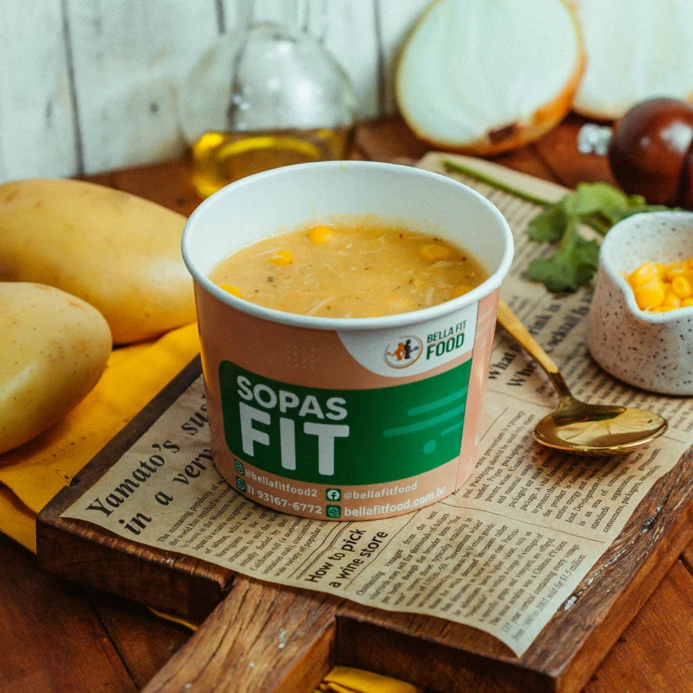 KIT 1 - 5 UNIDADES SOPA FIT 350ML - Imagem 4