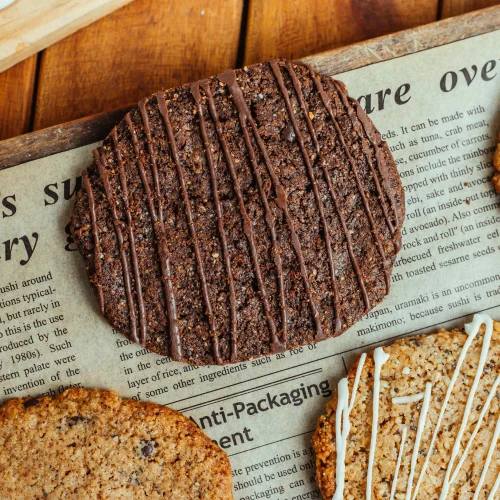 COOKIE COM CACAU 100% E CHOCOLATE BELGA FIT LOW CARB 40G