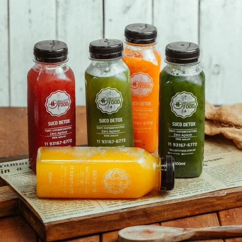 KIT SUCO DETOX 10 UN. 300ML CADA