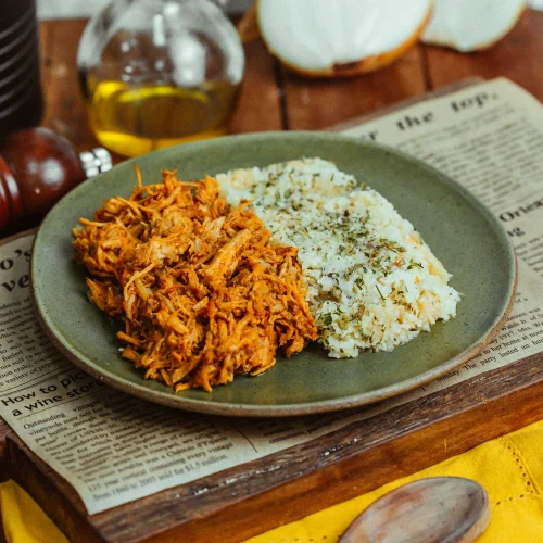 RAGU DE FRANGO COM ARROZ DE COUVE FLOR 250G