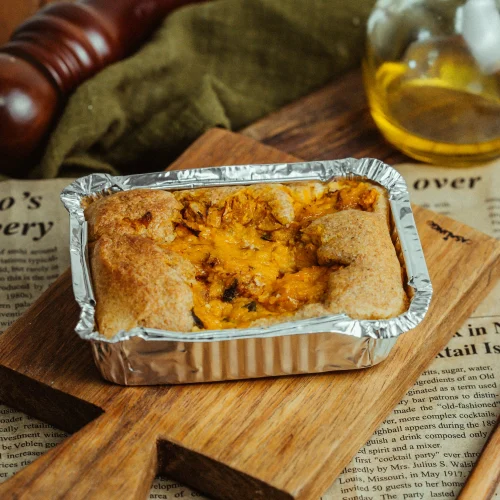 TORTA INTEGRAL DE ABÓBORA C/CARNE SECA